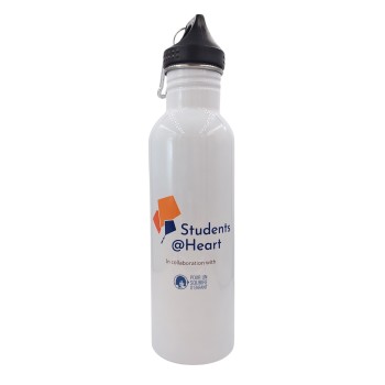 750ml Stainless Steel Water Bottle (white)