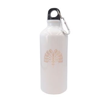 600ml Aluminium Water Bottle (white)