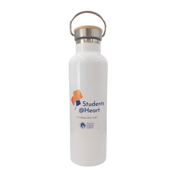 750ml Stainless Steel Bottle - Bamboo Lid